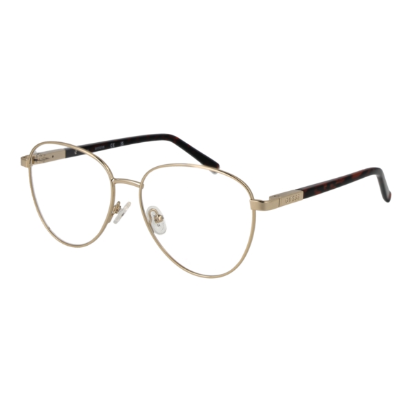 Guess Brille GU3037 53052 – 45° Seitenansicht Guess )} Brille GU3037 53052 in Gold