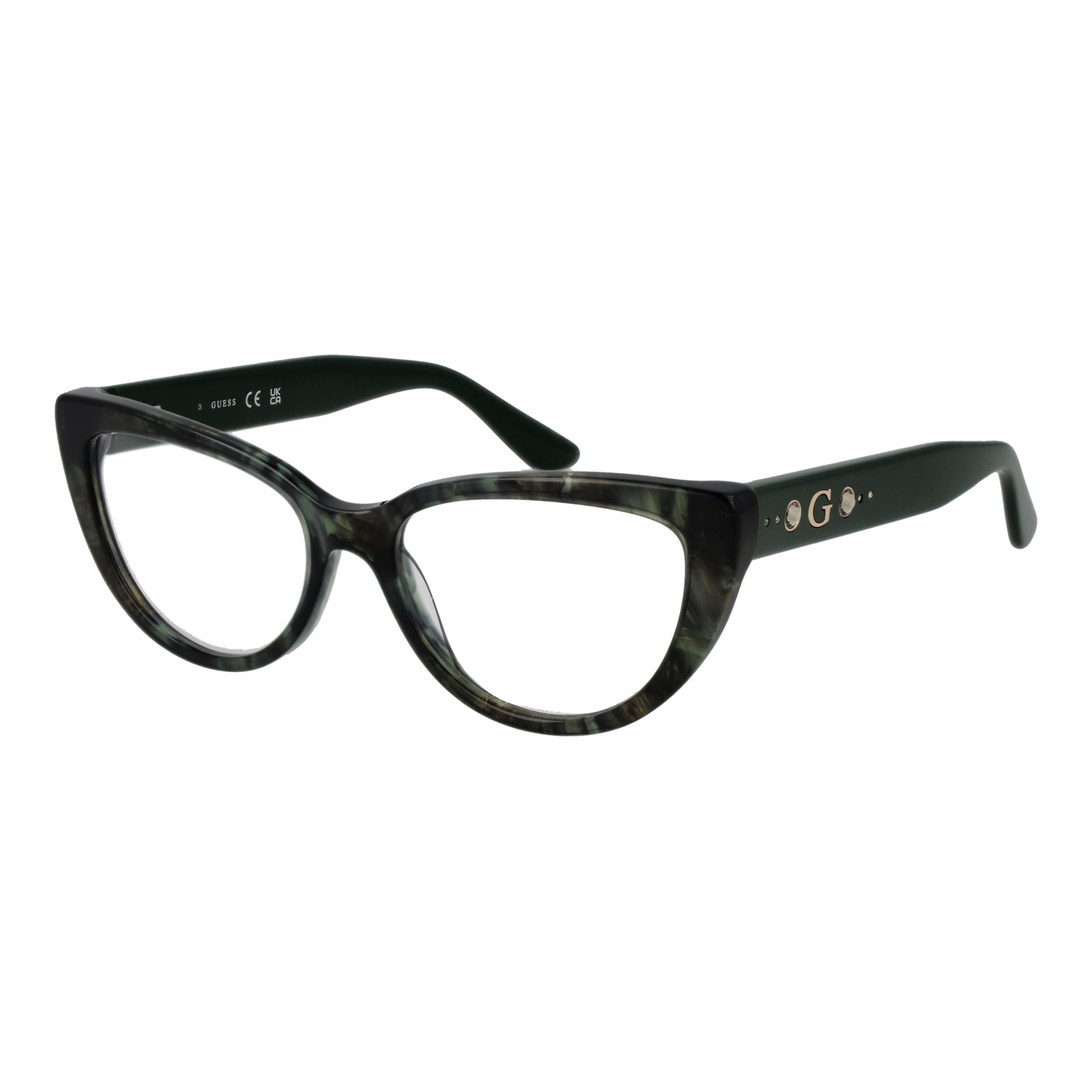 Guess )} Brille GU50175 52098 in Grün