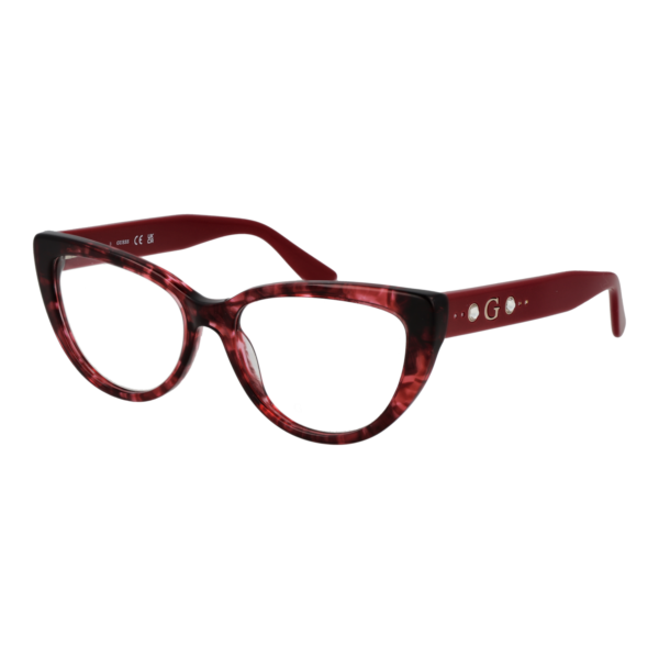 Guess )} Brille GU50175 54068 in Burgunder