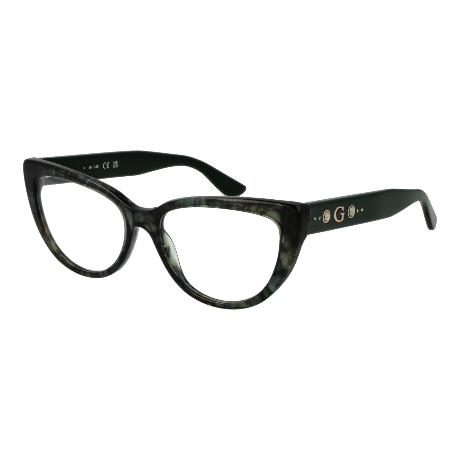 Guess )} Brille GU50175 54098 in Grün