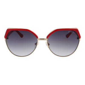 Guess Sonnenbrille GU7872 5866B – Frontansicht mit Metall Rahmen und Grau Gläsern
