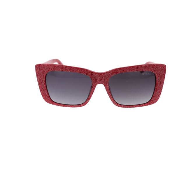 Guess Sonnenbrille GU7890 5566B – Frontansicht mit Azetat Rahmen und Grau Gläsern