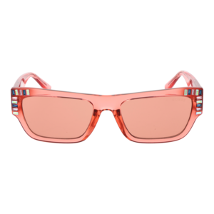 Guess Sonnenbrille GU7902 5374S – Frontansicht mit Kunststoff Rahmen und Rosa Gläsern