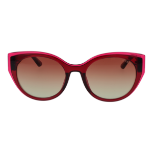 Guess Sonnenbrille GU7909 5369T – Frontansicht mit Kunststoff Rahmen und Rosa Gläsern