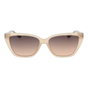 Guess Sonnenbrille GU7919 5857F – Frontansicht mit Kunststoff Rahmen und Braun Gläsern