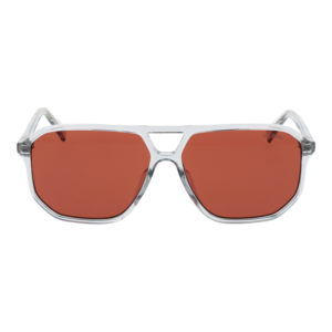 Guess Sonnenbrille GU8276 5820E – Frontansicht mit Kunststoff Rahmen und Rot Gläsern