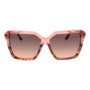 Marciano by Guess Sonnenbrille GM00009 5874F – Frontansicht mit Kunststoff Rahmen und Lila Gläsern