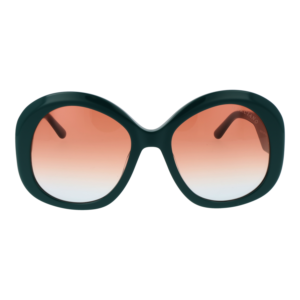 Marciano by Guess Sonnenbrille GM00015 5498F – Frontansicht mit Azetat Rahmen und Braun Gläsern