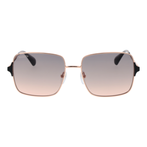 Max & Co Sonnenbrille MO0072 5633B – Frontansicht mit Metall Rahmen und Grau Gläsern