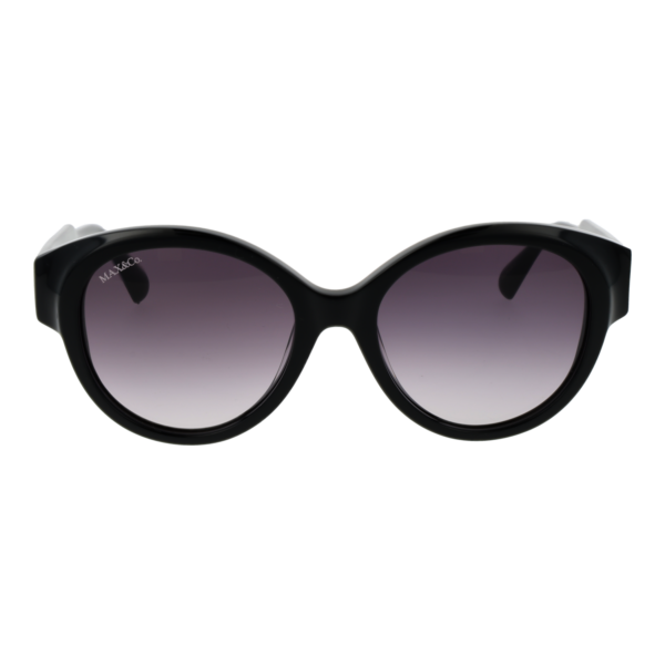 Max & Co Sonnenbrille MO0076 5501B – Frontansicht mit Kunststoff Rahmen und Grau Gläsern