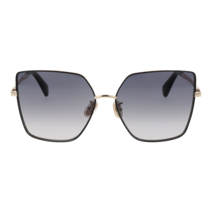 Max Mara Sonnenbrille MM0052-H 6032B – Frontansicht mit Metall Rahmen und Grau Gläsern