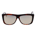 Max Mara Sonnenbrille MM0066 5752L – Frontansicht mit Azetat Rahmen und Gold Gläsern