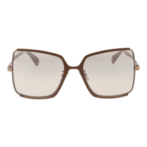 Max Mara Sonnenbrille MM0070-H 5834K – Frontansicht mit Metall Rahmen und Silber Gläsern