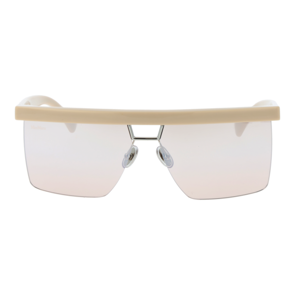 Max Mara Sonnenbrille MM0072 6025L – Frontansicht mit Kunststoff Rahmen und Schwarz Gläsern