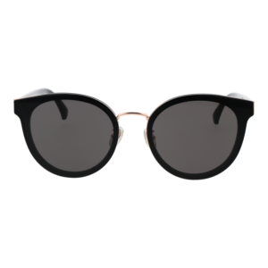 Max Mara Sonnenbrille MM0104-K 6301A – Frontansicht mit Azetat Rahmen und Schwarz Gläsern