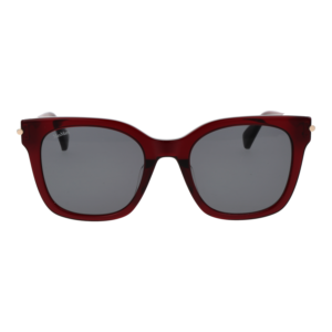Max Mara Sonnenbrille MM0115-K 5369A – Frontansicht mit Azetat Rahmen und Grau Gläsern