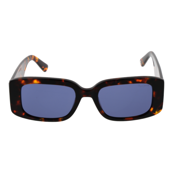 Pepe Jeans Sonnenbrille PJ7424 52106 – Frontansicht mit Azetat Rahmen und Blau Gläsern