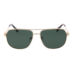 Polaroid Sonnenbrille PLD 6195/S/XN 58J5GUC – Frontansicht mit Metall Rahmen und Grün Gläsern