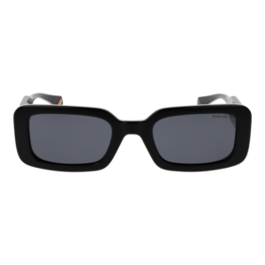 Polaroid Sonnenbrille PLD 6208/S/XN 52807M9 – Frontansicht mit Kunststoff Rahmen und Grau Gläsern