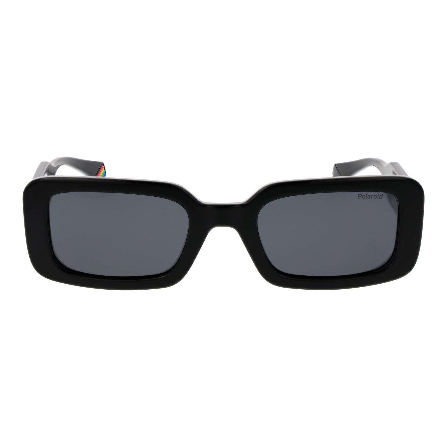 Polaroid Sonnenbrille PLD 6208/S/XN 52807M9 – Frontansicht mit Kunststoff Rahmen und Grau Gläsern