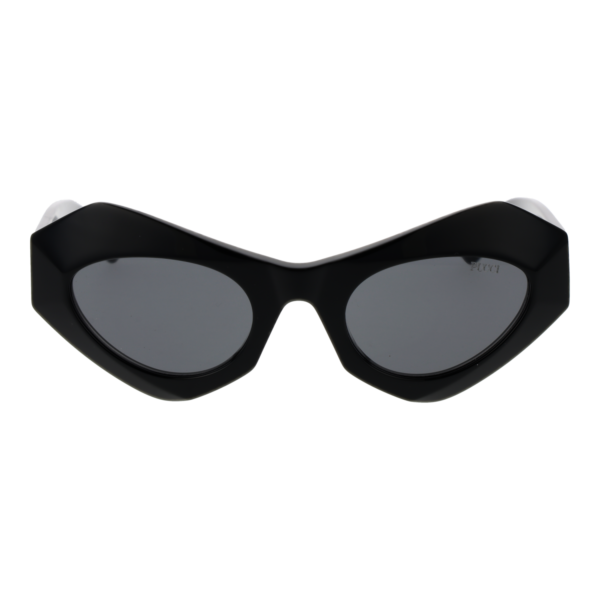 Pucci Sonnenbrille EP0214 5001A – Frontansicht mit Kunststoff Rahmen und Grau Gläsern