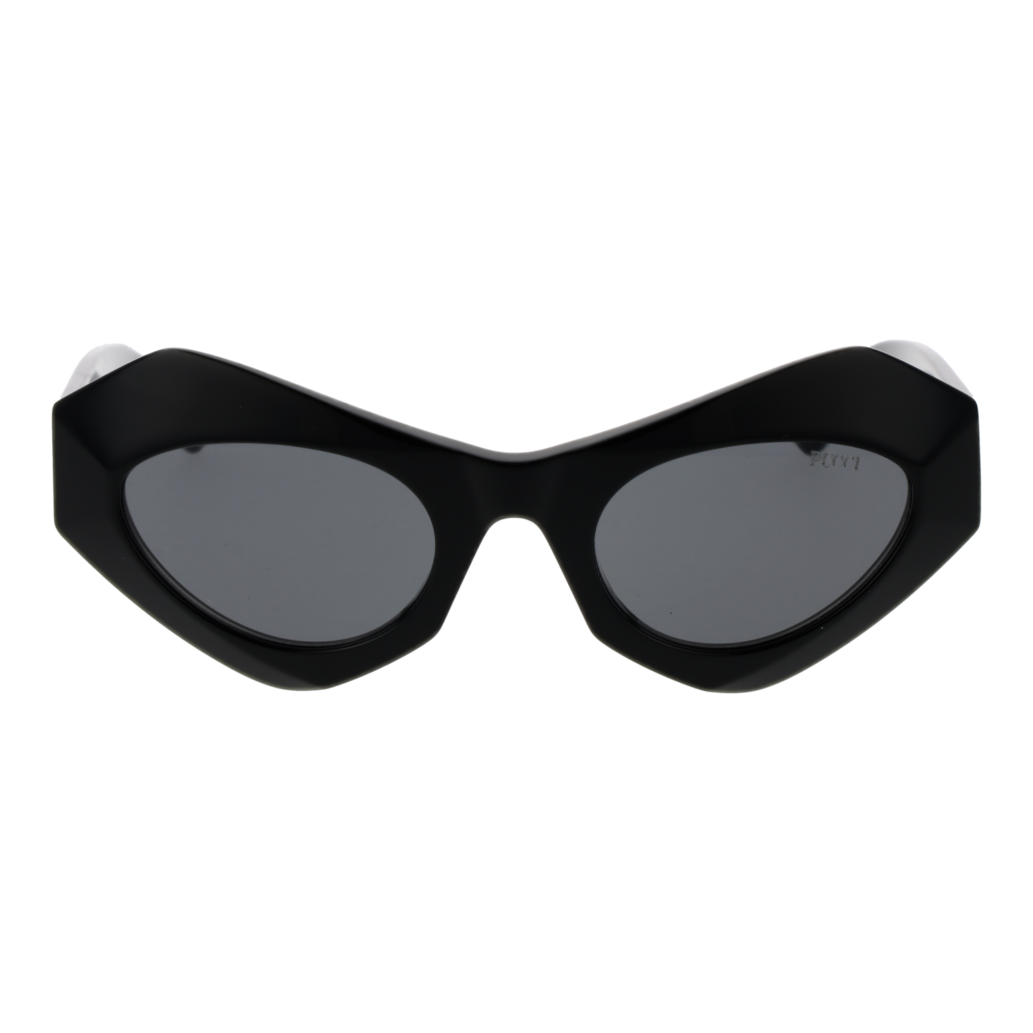 Pucci Sonnenbrille EP0214 5001A – Frontansicht mit Kunststoff Rahmen und Grau Gläsern