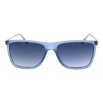 Replay Sonnenbrille RY536S 5606S – Frontansicht mit Edelstahl Rahmen und Blau Gläsern