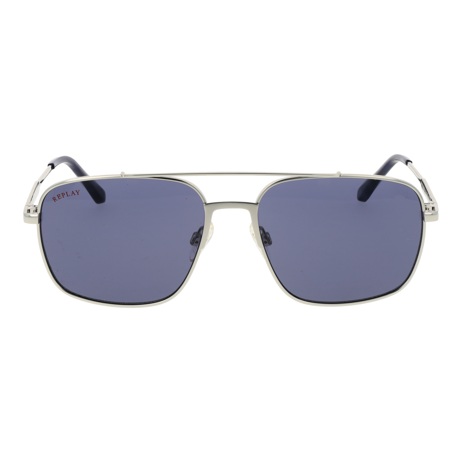 Replay Sonnenbrille RY623S 5805H – Frontansicht mit Metall Rahmen und Grau Gläsern