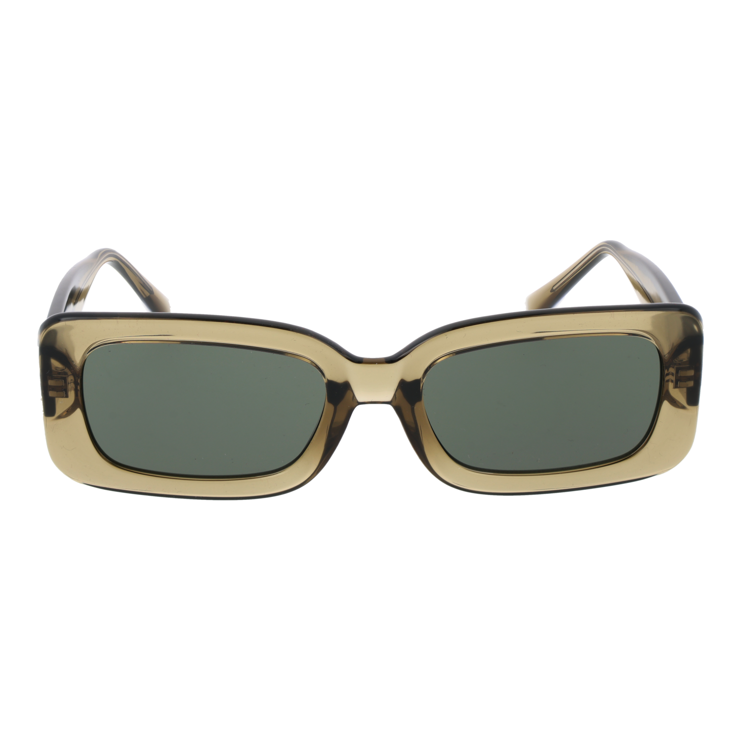 Replay Sonnenbrille RY633S 5305H – Frontansicht mit Edelstahl Rahmen und Grün Gläsern