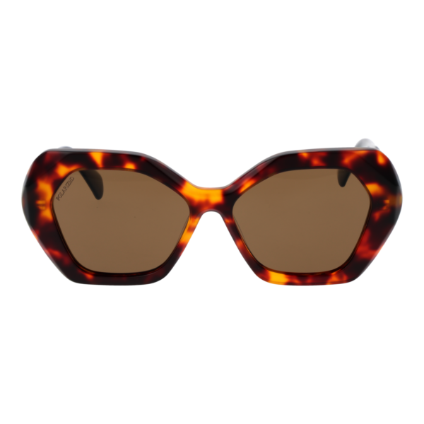 Replay Sonnenbrille RY644S 5602 – Frontansicht mit Azetat Rahmen und Braun Gläsern