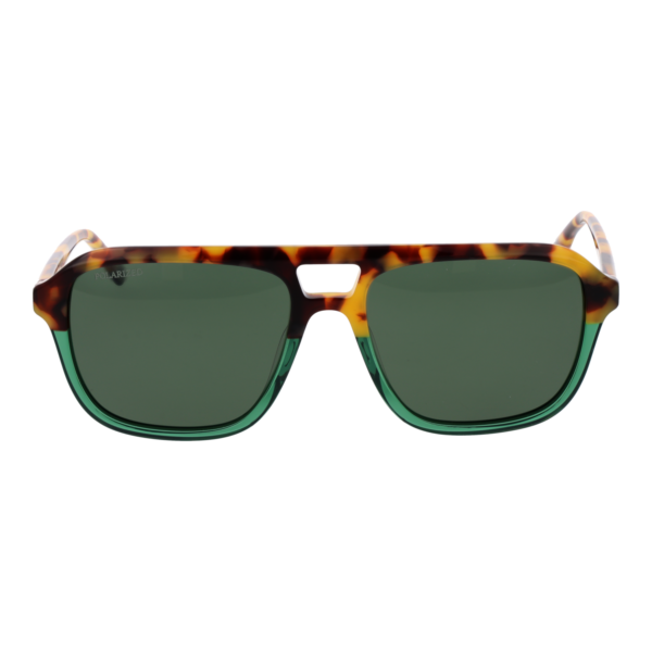 Replay Sonnenbrille RY650S 5601 – Frontansicht mit Azetat Rahmen und Grün Gläsern