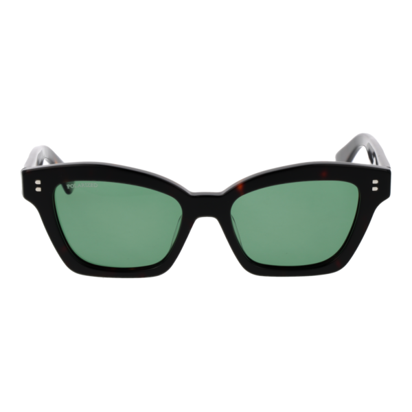 Replay Sonnenbrille RY654S 5301 – Frontansicht mit Azetat Rahmen und Grün Gläsern