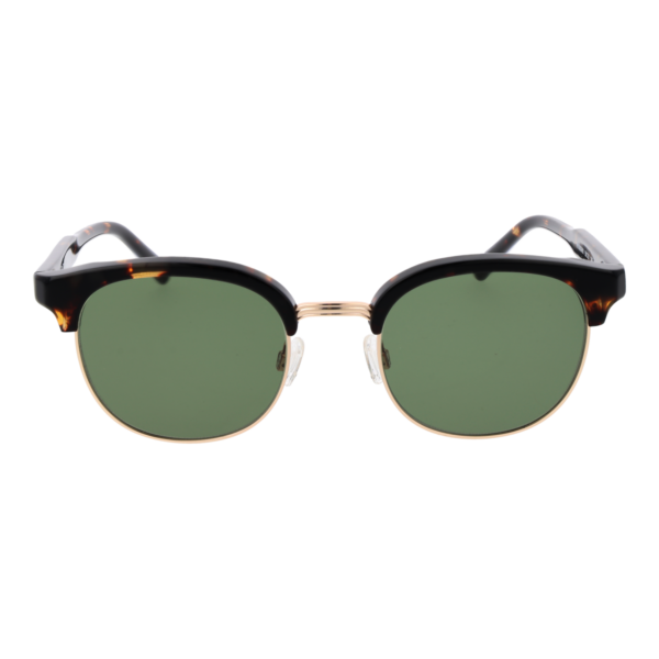 Replay Sonnenbrille RY680S 50H01 – Frontansicht mit Metall Rahmen und Grün Gläsern