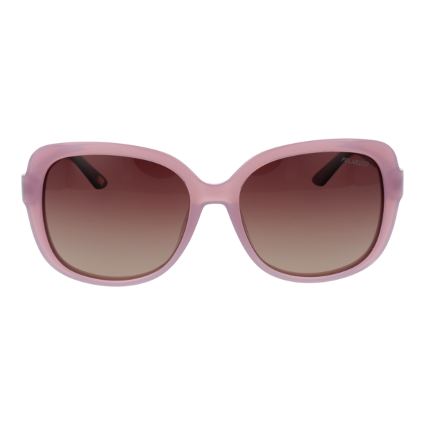 Skechers Sonnenbrille SE6126 5880H – Frontansicht mit Kunststoff Rahmen und Braun Gläsern