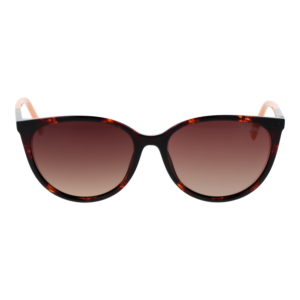 Skechers Sonnenbrille SE6169 5652H – Frontansicht mit Kunststoff Rahmen und Braun Gläsern