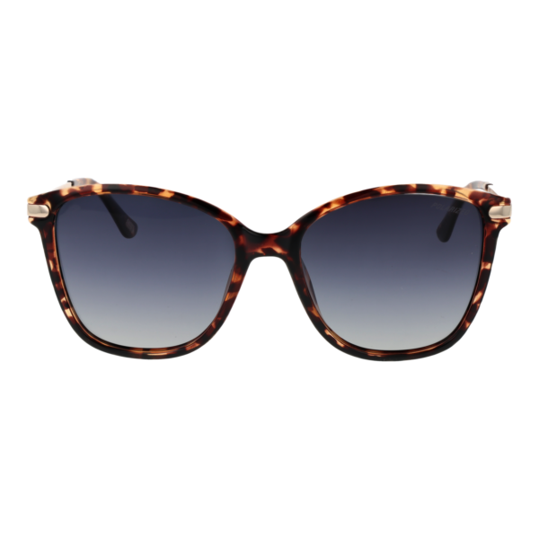 Skechers Sonnenbrille SE6209 5556R – Frontansicht mit Kunststoff Rahmen und Grau Gläsern