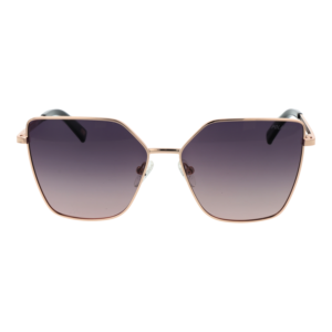 Skechers Sonnenbrille SE6212 5828D – Frontansicht mit Metall Rahmen und Grau Gläsern