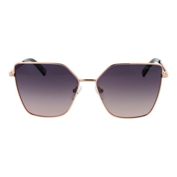 Skechers Sonnenbrille SE6212 5828D – Frontansicht mit Metall Rahmen und Grau Gläsern