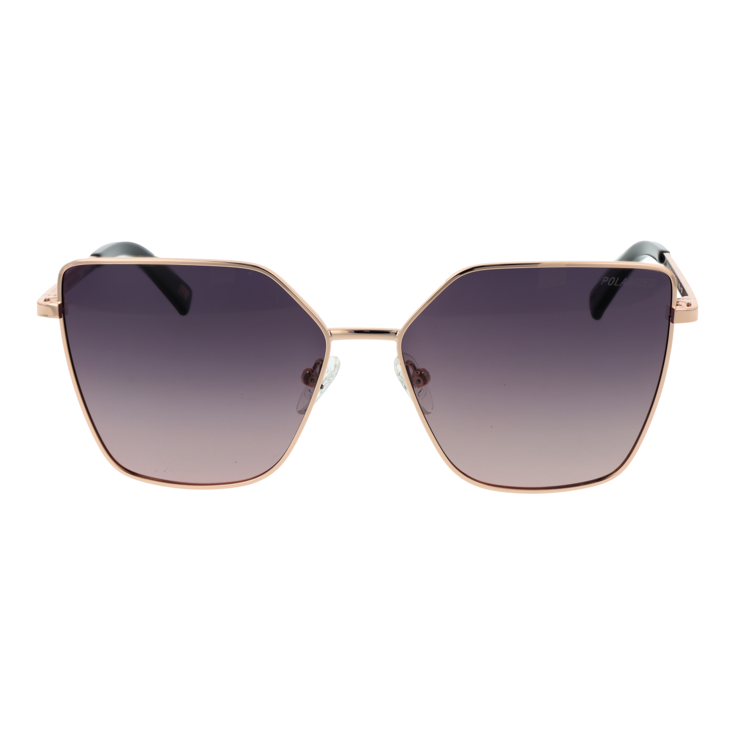 Skechers Sonnenbrille SE6212 5828D – Frontansicht mit Metall Rahmen und Grau Gläsern