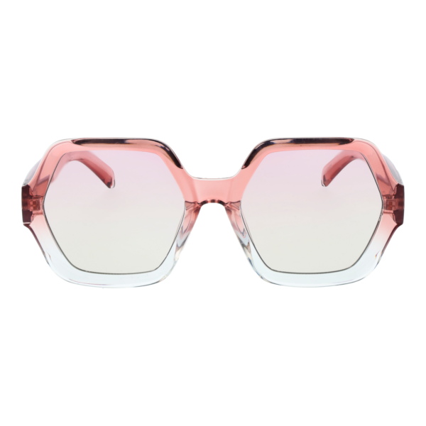 Skechers Sonnenbrille SE6223 5772T – Frontansicht mit Kunststoff Rahmen und Rosa Gläsern