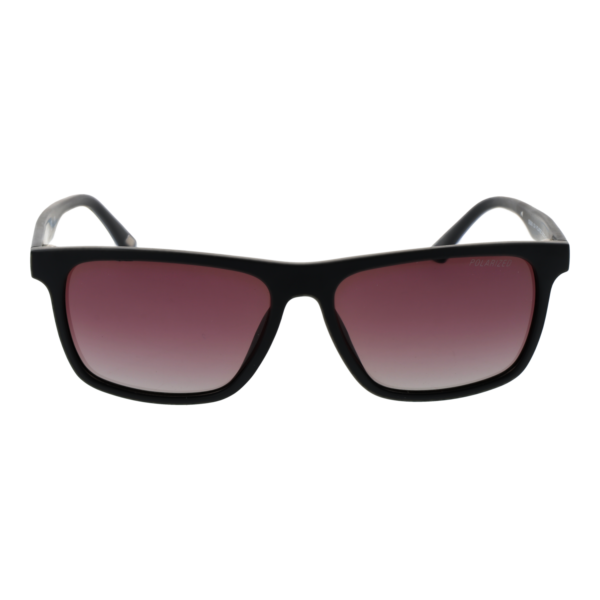 Skechers Sonnenbrille SE6268 5602H – Frontansicht mit Kunststoff Rahmen und Burgunder Gläsern