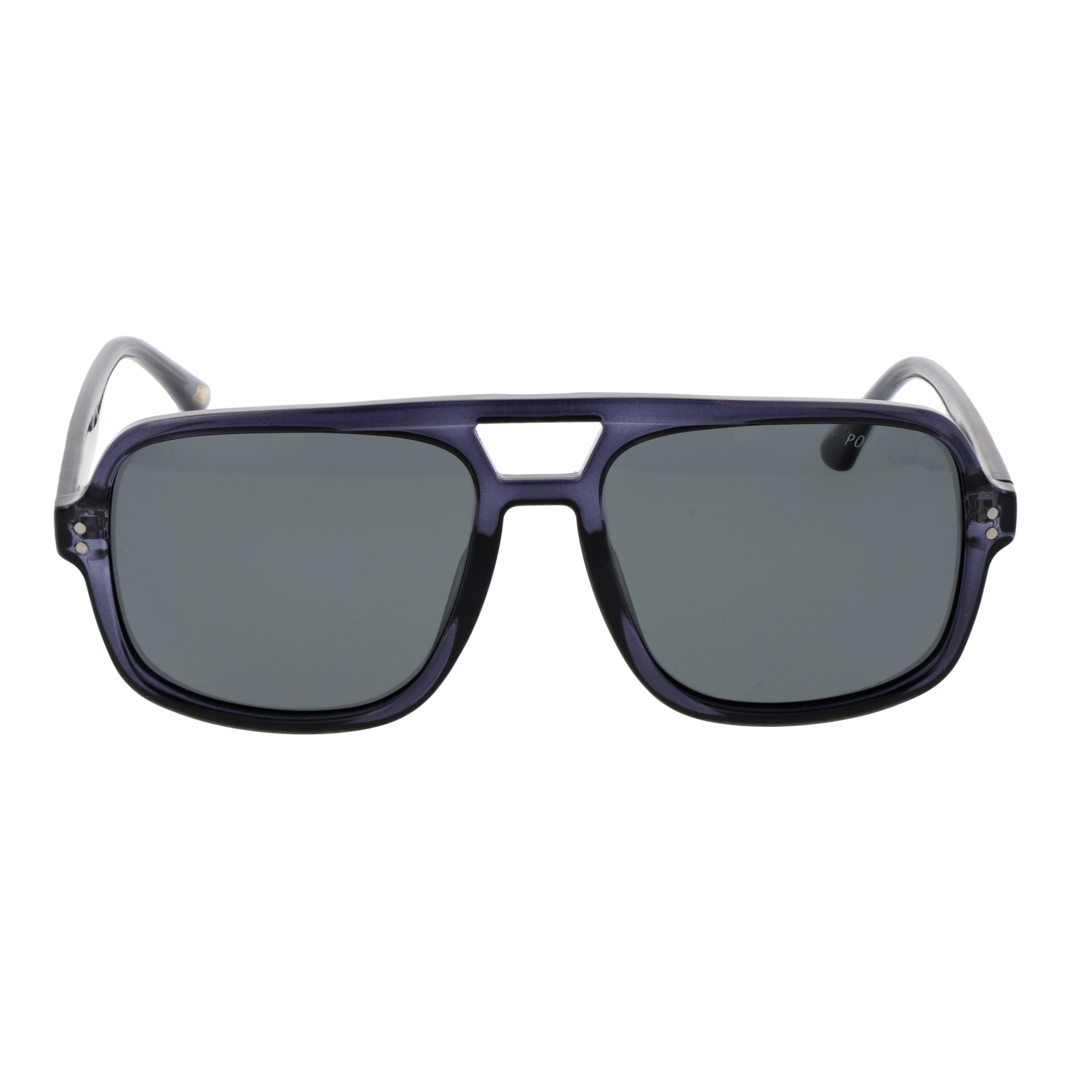 Skechers Sonnenbrille SE6269 5686D – Frontansicht mit Edelstahl Rahmen und Grau Gläsern