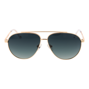 Skechers Sonnenbrille SE6276 5832R – Frontansicht mit Metall Rahmen und Grün Gläsern