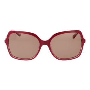 Skechers Sonnenbrille SE6293 5972H – Frontansicht mit Kunststoff Rahmen und Braun Gläsern