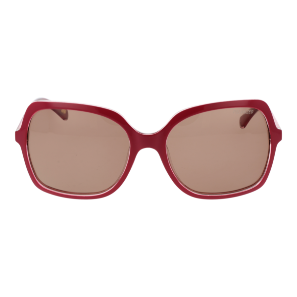 Skechers Sonnenbrille SE6293 5972H – Frontansicht mit Kunststoff Rahmen und Braun Gläsern