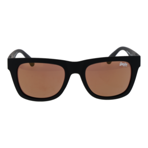 Superdry Sonnenbrille SDS BYRONVILLE 53104 – Frontansicht mit Kunststoff Rahmen und Gold Gläsern