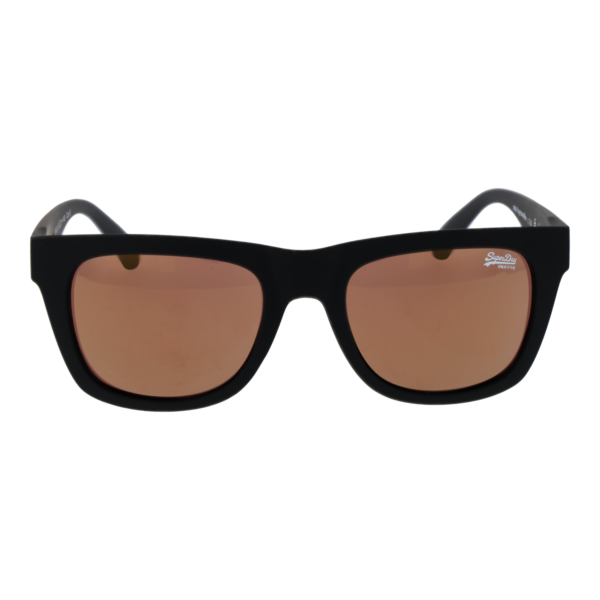 Superdry Sonnenbrille SDS BYRONVILLE 53104 – Frontansicht mit Kunststoff Rahmen und Gold Gläsern