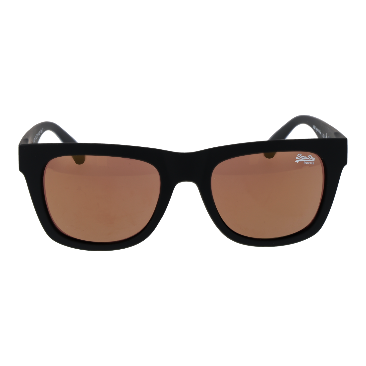 Superdry Sonnenbrille SDS BYRONVILLE 53104 – Frontansicht mit Kunststoff Rahmen und Gold Gläsern