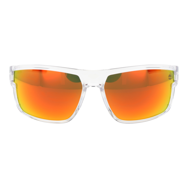 Timberland Sonnenbrille TB00016 6526D – Frontansicht mit Kunststoff Rahmen und Orange Gläsern