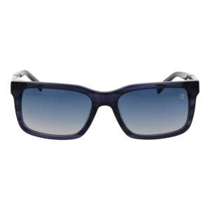 Timberland Sonnenbrille TB00021 5790D – Frontansicht mit Azetat Rahmen und Blau Gläsern